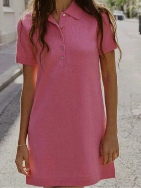 Zara Pink Polo Mini Dress